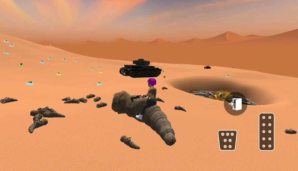Desert: Dune Bot - عکس بازی موبایلی اندروید