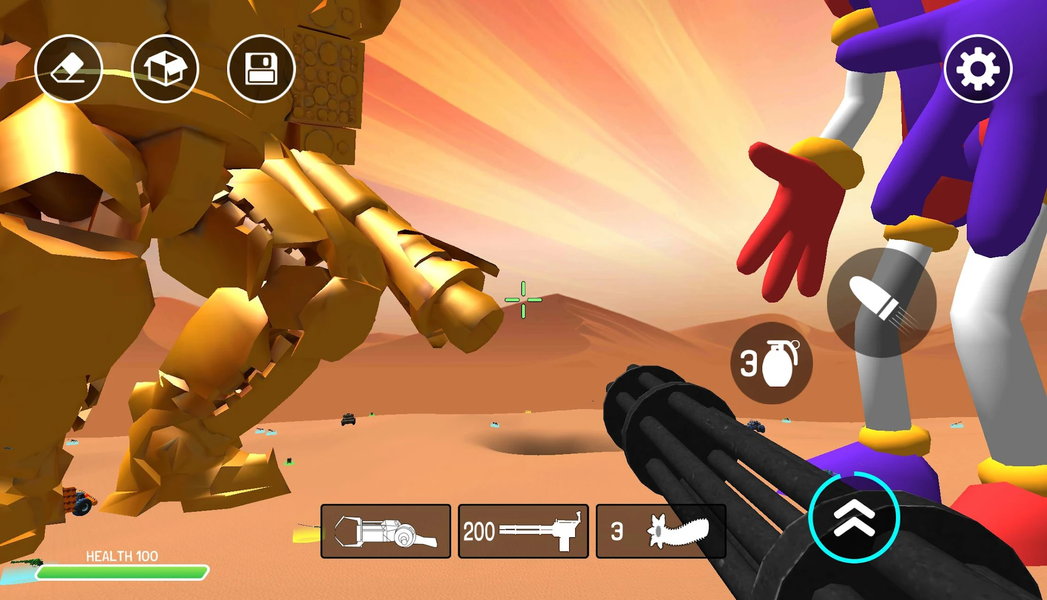 Desert: Dune Bot - Gameplay image of android game