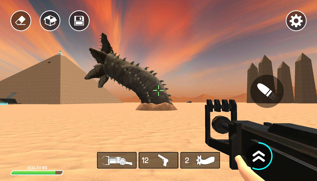 Desert: Dune Bot - Gameplay image of android game