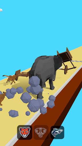 Animal Transform: Epic Race 3D - Gameplay image of android game