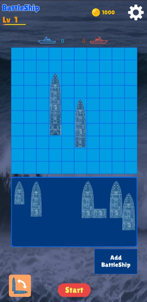 BattleShip PvP - Gameplay image of android game
