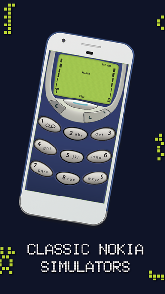 Classic Snake - Nokia 97 Old - Gameplay image of android game