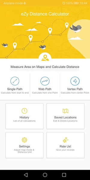 eZy Distance Calculator - Image screenshot of android app