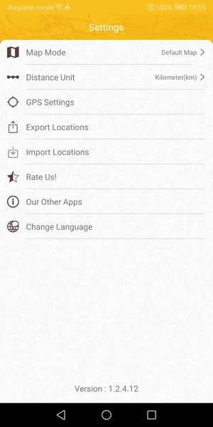 eZy Distance Calculator - Image screenshot of android app