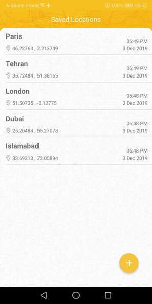 eZy Distance Calculator - Image screenshot of android app