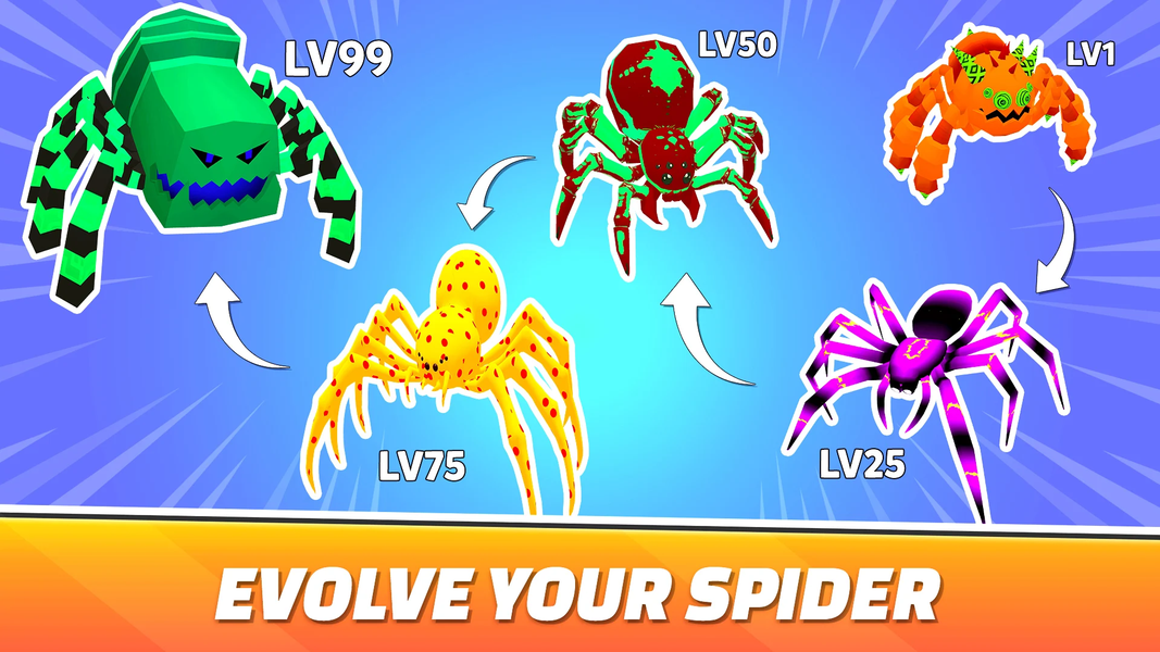 Insect Evolution Spider Run - عکس بازی موبایلی اندروید