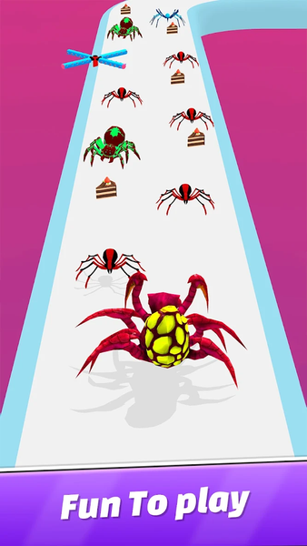 Insect Evolution Spider Run - Gameplay image of android game