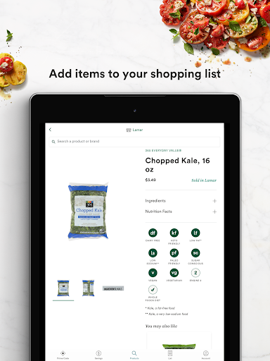 Whole Foods Market - Image screenshot of android app