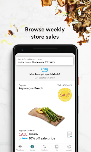 Whole Foods Market - Image screenshot of android app