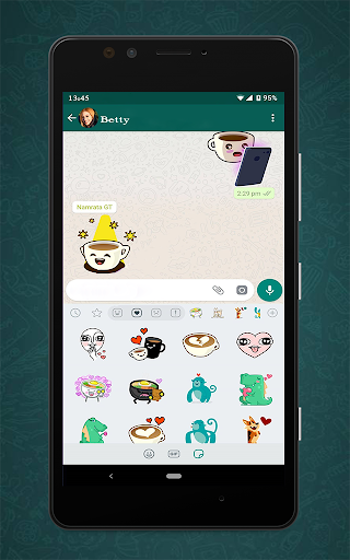 Free Messenger Whats Stickers New - Image screenshot of android app