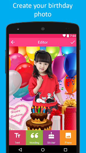 Birthday Card Maker - Image screenshot of android app