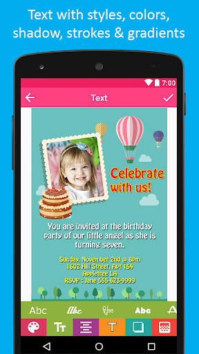 Birthday Card Maker - Image screenshot of android app