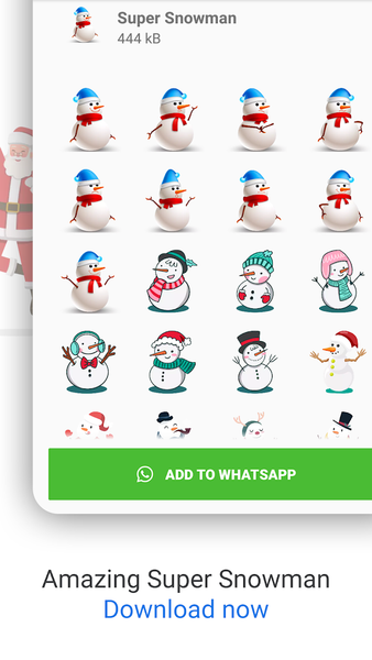 Christmas Stickers - WASticker - Image screenshot of android app
