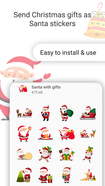 Christmas Stickers - WASticker - Image screenshot of android app