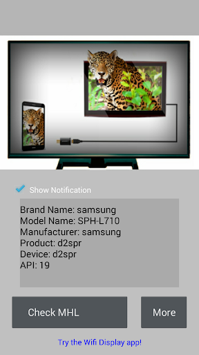 Checker for MHL - Image screenshot of android app
