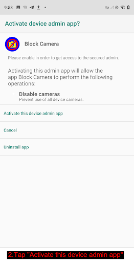 Block Camera - Image screenshot of android app