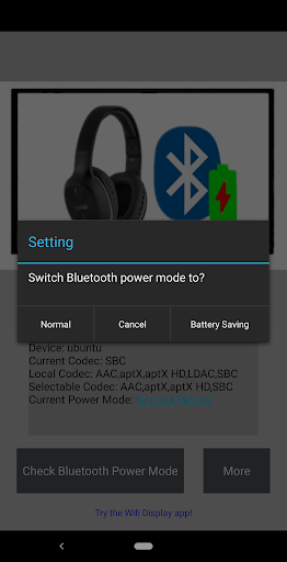Bluetooth Battery Saver - Image screenshot of android app
