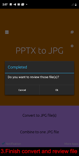 PPTX to JPG - عکس برنامه موبایلی اندروید