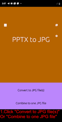 PPTX to JPG - Image screenshot of android app