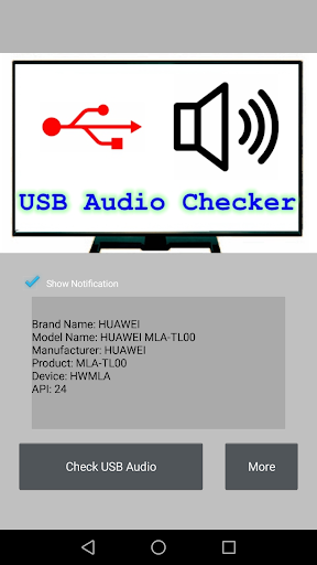USB Audio Checker - Image screenshot of android app