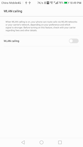 Wifi Calling - Image screenshot of android app