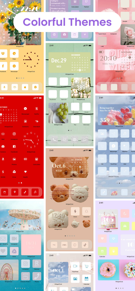 WidgetClub:Widget, Theme, Icon - Image screenshot of android app