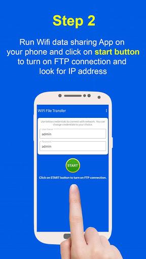 WiFi File Transfer - FTP - Image screenshot of android app