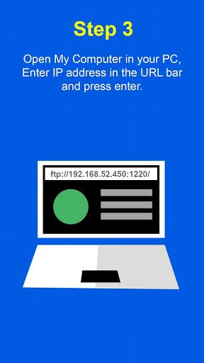 WiFi File Transfer - FTP - Image screenshot of android app
