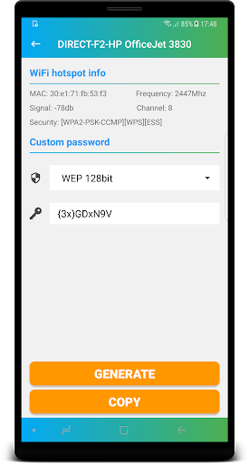 Free Wifi Password Keygen - عکس برنامه موبایلی اندروید