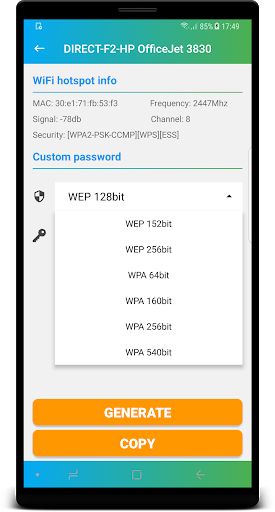 Free Wifi Password Keygen - عکس برنامه موبایلی اندروید
