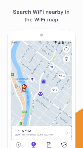 Smart WiFi - WiFi Security, WiFi Map, Search WiFi - عکس برنامه موبایلی اندروید