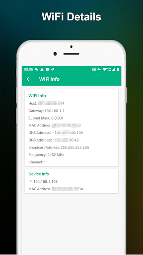 WiFi Signal Strength Meter - عکس برنامه موبایلی اندروید