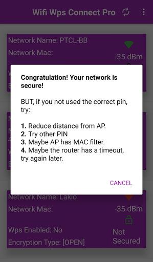 WiFi WPS Connect Pro - Image screenshot of android app