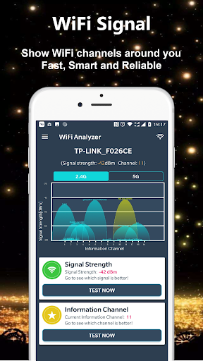 WiFi Analyzer: Analyze Network - عکس برنامه موبایلی اندروید