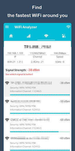 WiFi Analyzer - WiFi Test - Image screenshot of android app
