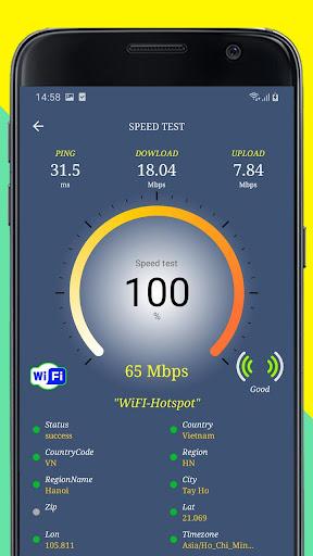 Cellular signal strength meter - Image screenshot of android app