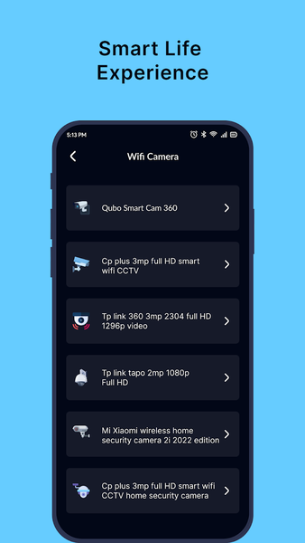 Wifi Camera App - Cam Manager - عکس برنامه موبایلی اندروید