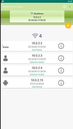 NetCut Free-WiFi Analyzer - عکس برنامه موبایلی اندروید