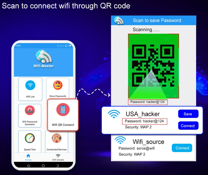 WiFi Password Show-WiFi Master - Image screenshot of android app