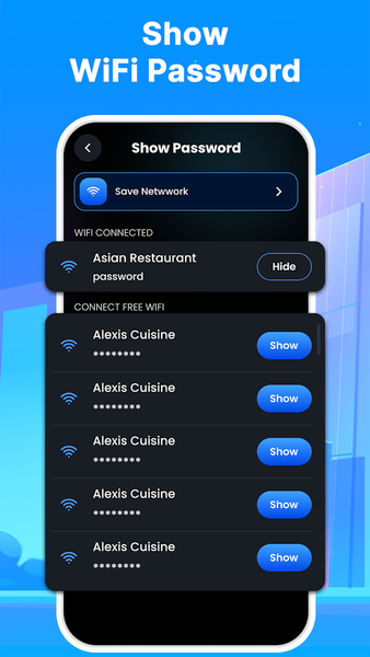 Wifi Password - Wifi Analyzer - Image screenshot of android app