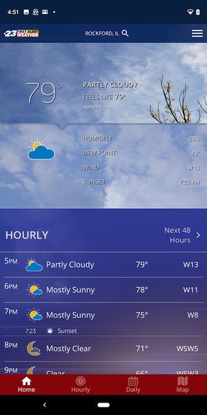 WIFR Weather - Image screenshot of android app