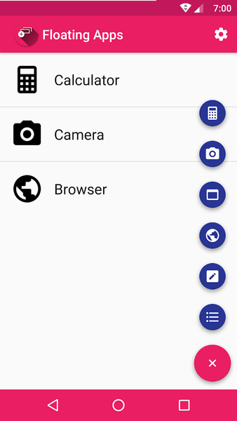 Floating Apps - Image screenshot of android app
