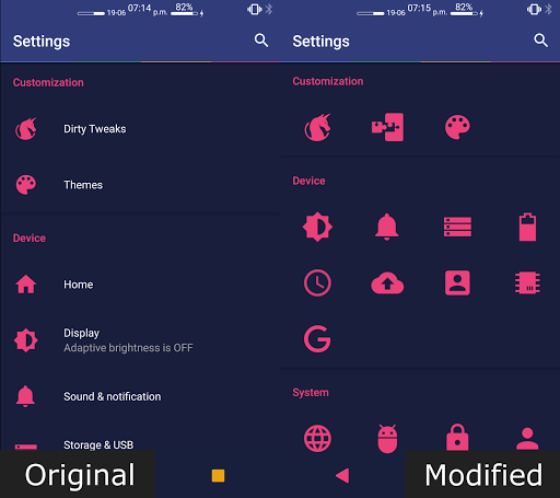 Settings Editor - Image screenshot of android app