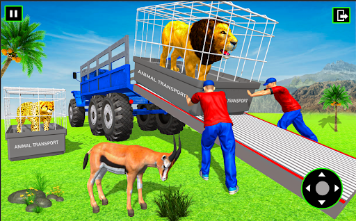 Wild Animals Transport Truck - Gameplay image of android game