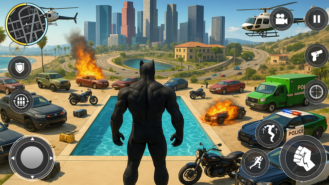 Wild Panther Hero City Fight - عکس بازی موبایلی اندروید