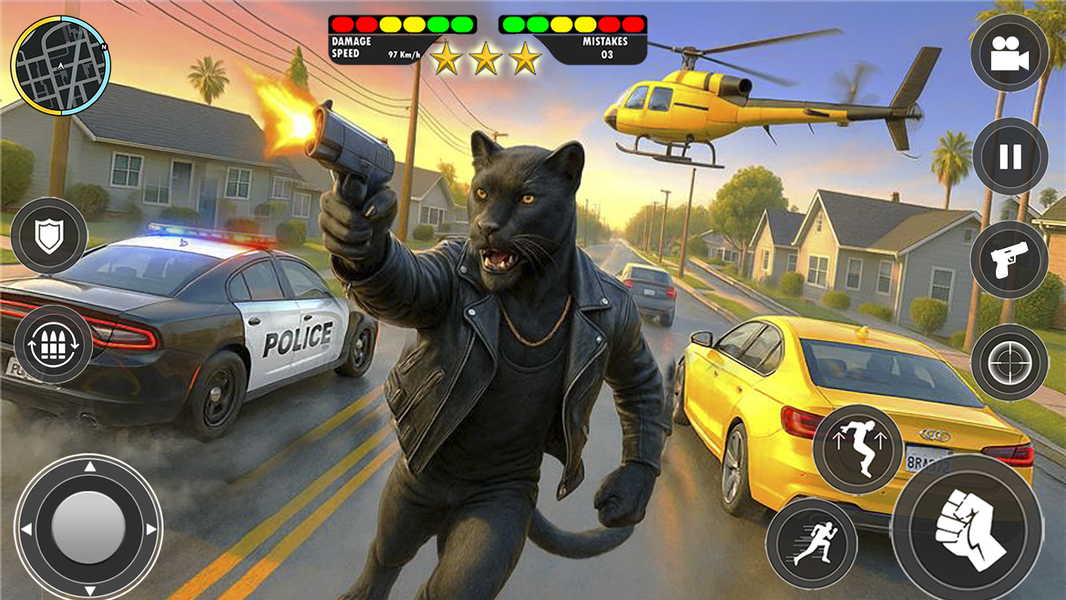 Wild Panther Hero City Fight - عکس بازی موبایلی اندروید