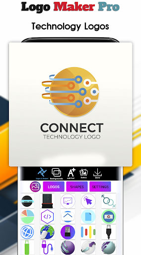 Logo Maker : ۳D Logo Designer - عکس برنامه موبایلی اندروید