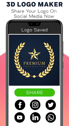 3D Logo Maker & Logo Creator - Image screenshot of android app