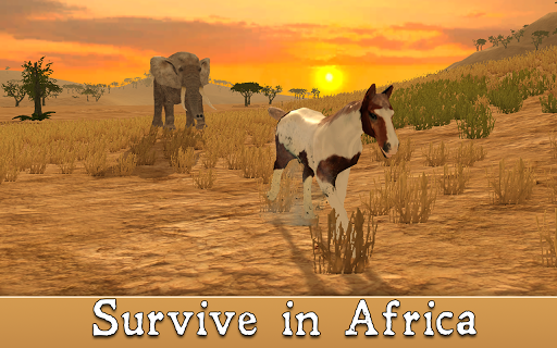 African Horse Simulator 3D - Gameplay image of android game