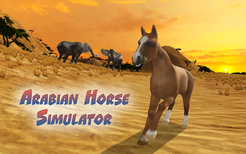 Arabian Horse Simulator - Gameplay image of android game